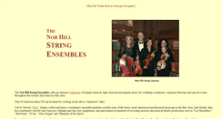 Desktop Screenshot of nobhillensembles.com